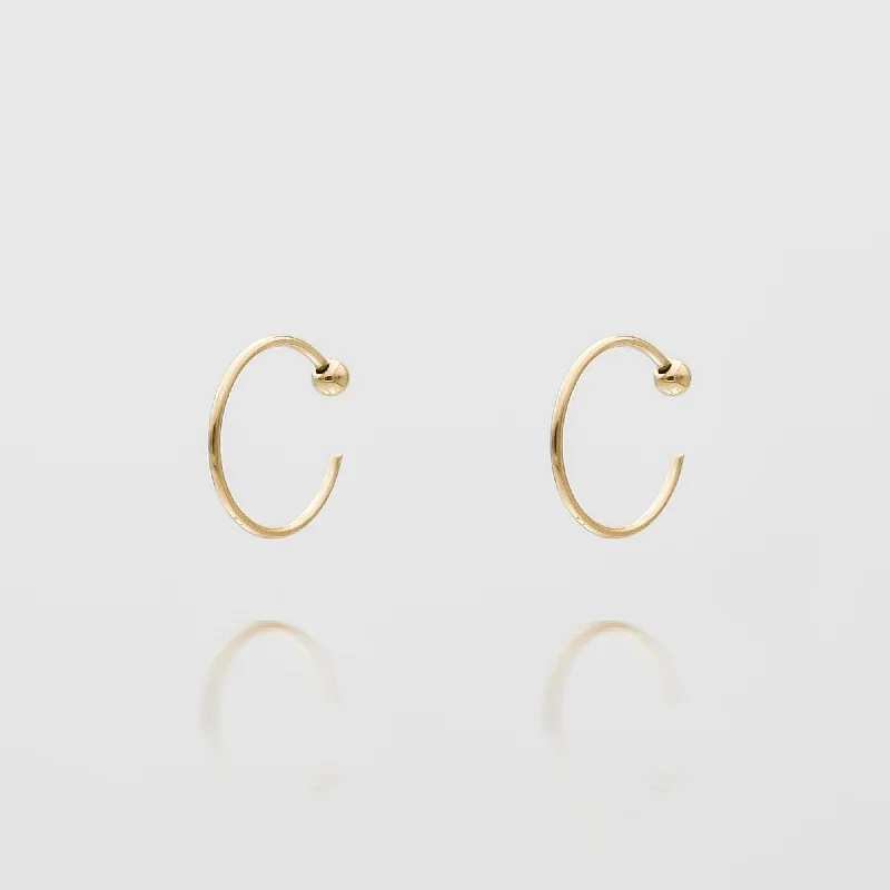 Lara Half Hoop Earrings