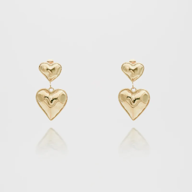 Meela Heart Earrings