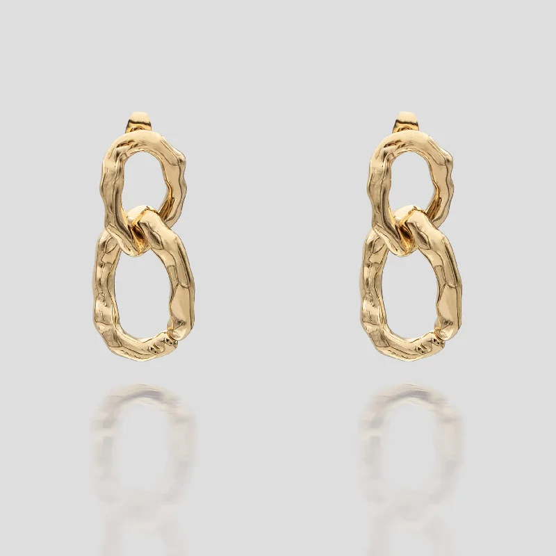 Ria Link Drop Earrings