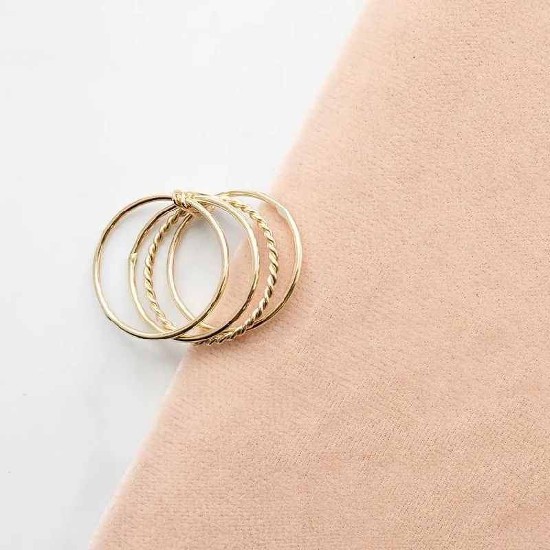 Four Stacking Ring Set