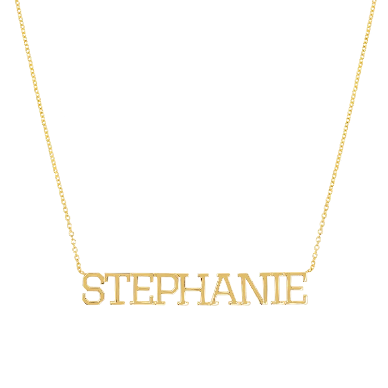 Varsity Name Necklace