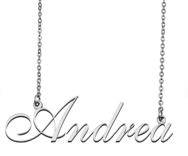 Elegant Script Personalized Name Necklace