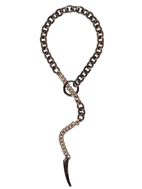 NEW! FORSAKEN Necklace - Gunmetal & Silver - Limited Edition