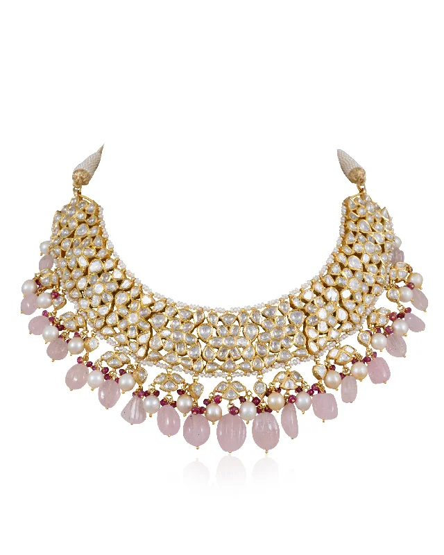 Mira Jadau Polki Necklace