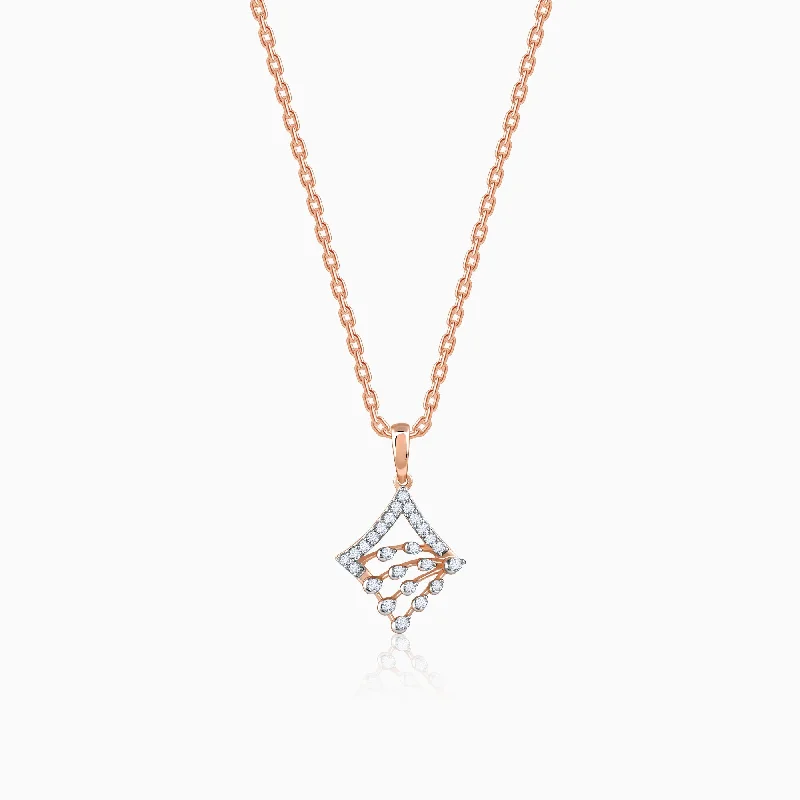 Rose Gold Prodigy Diamond Pendant