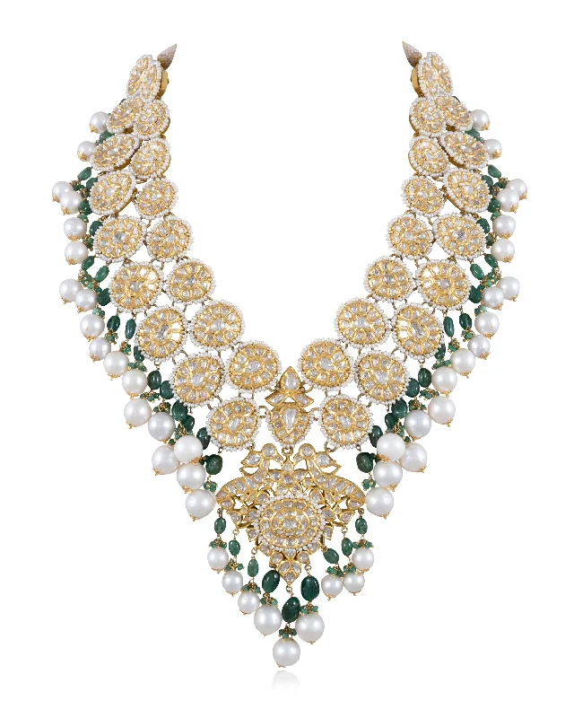 Roshni Jadau Polki Long Necklace