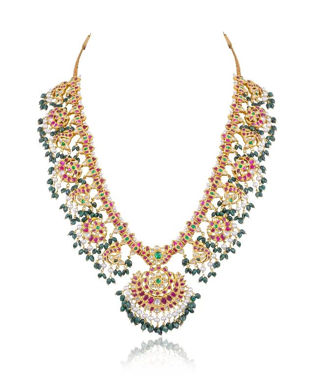 Sangita Jadau Polki Long Necklace