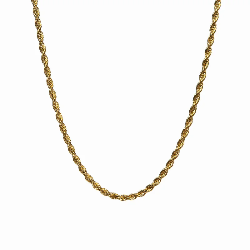 Rope Chain Necklace - Gold